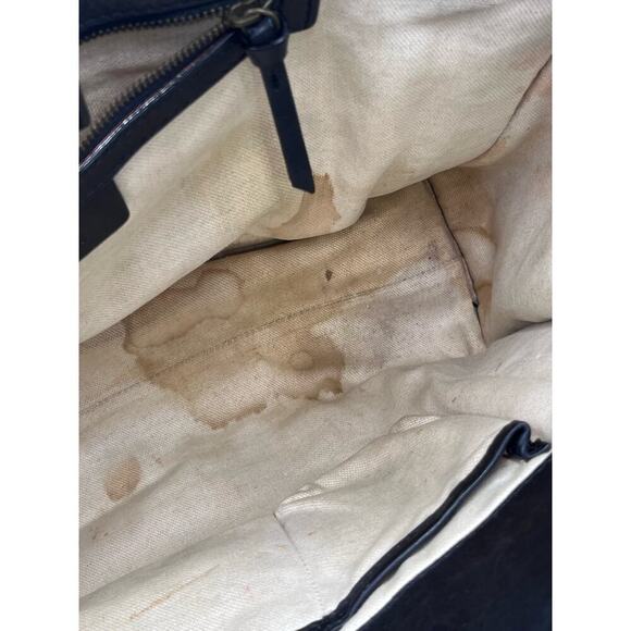 Michael‎ Kors Vintage Leather and Wicker Braided Straw Woven Shoulder Bag - Picture 12 of 16